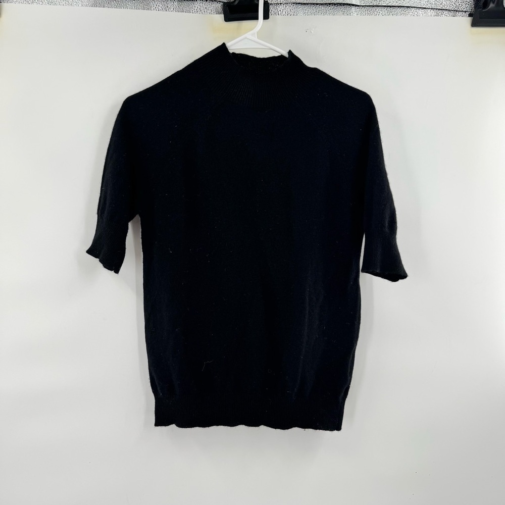 Sutton studio black cashmere Sweater size M